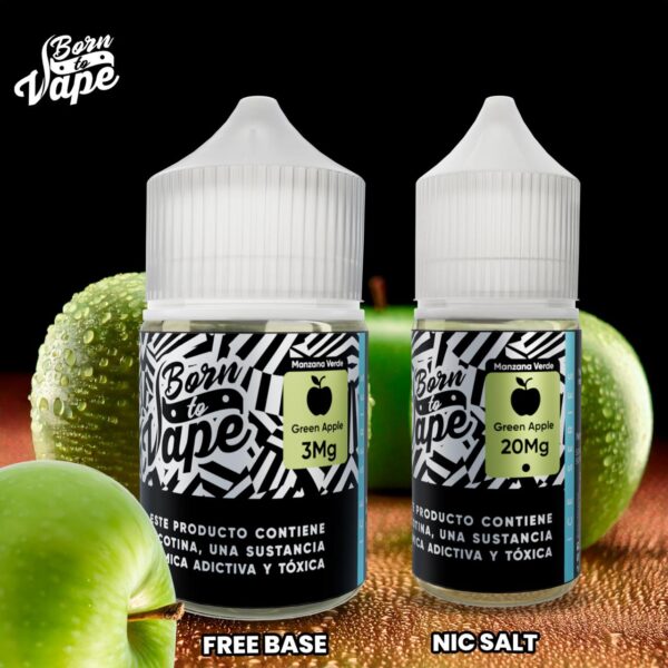 Freebase Born To Vape - Green Apple - 3mg